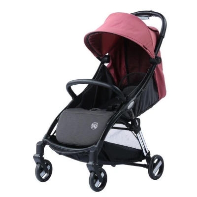 TITANIUM BABY BV Wózek spacerowy Beeyu Autofolding pink | Pan Piksel