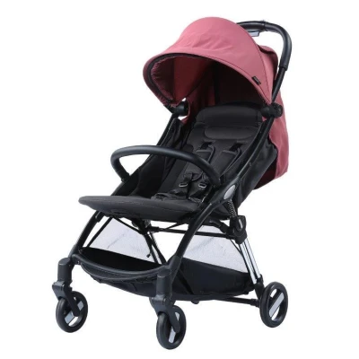 TITANIUM BABY BV Wózek spacerowy Beeyu Autofolding pink | Pan Piksel