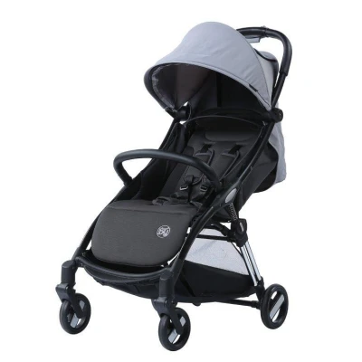 TITANIUM BABY BV Wózek spacerowy Beeyu Autofolding grey | Pan Piksel