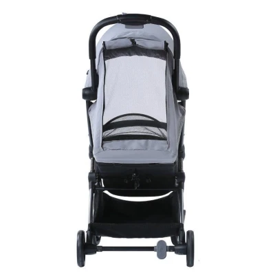 TITANIUM BABY BV Wózek spacerowy Beeyu Autofolding grey | Pan Piksel