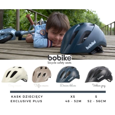 BOBIKE KASK exclusive Plus XS denim deluxe | Pan Piksel