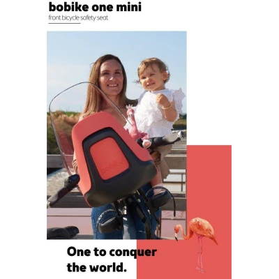 BOBIKE Osłona przeciwwiatrowa ONE + Fierce flamingo | Pan Piksel
