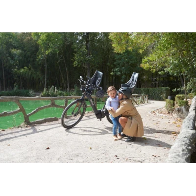 BOBIKE Fotelik rowerowy exclusive MINI PLUS toffee brown | Pan Piksel