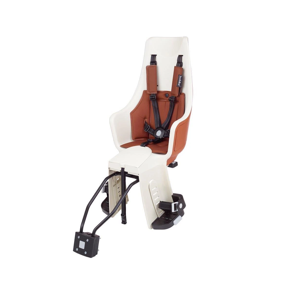 BOBIKE Fotelik rowerowy excl.Maxi PLUS LED 1P rama cinnamon br | Pan Piksel