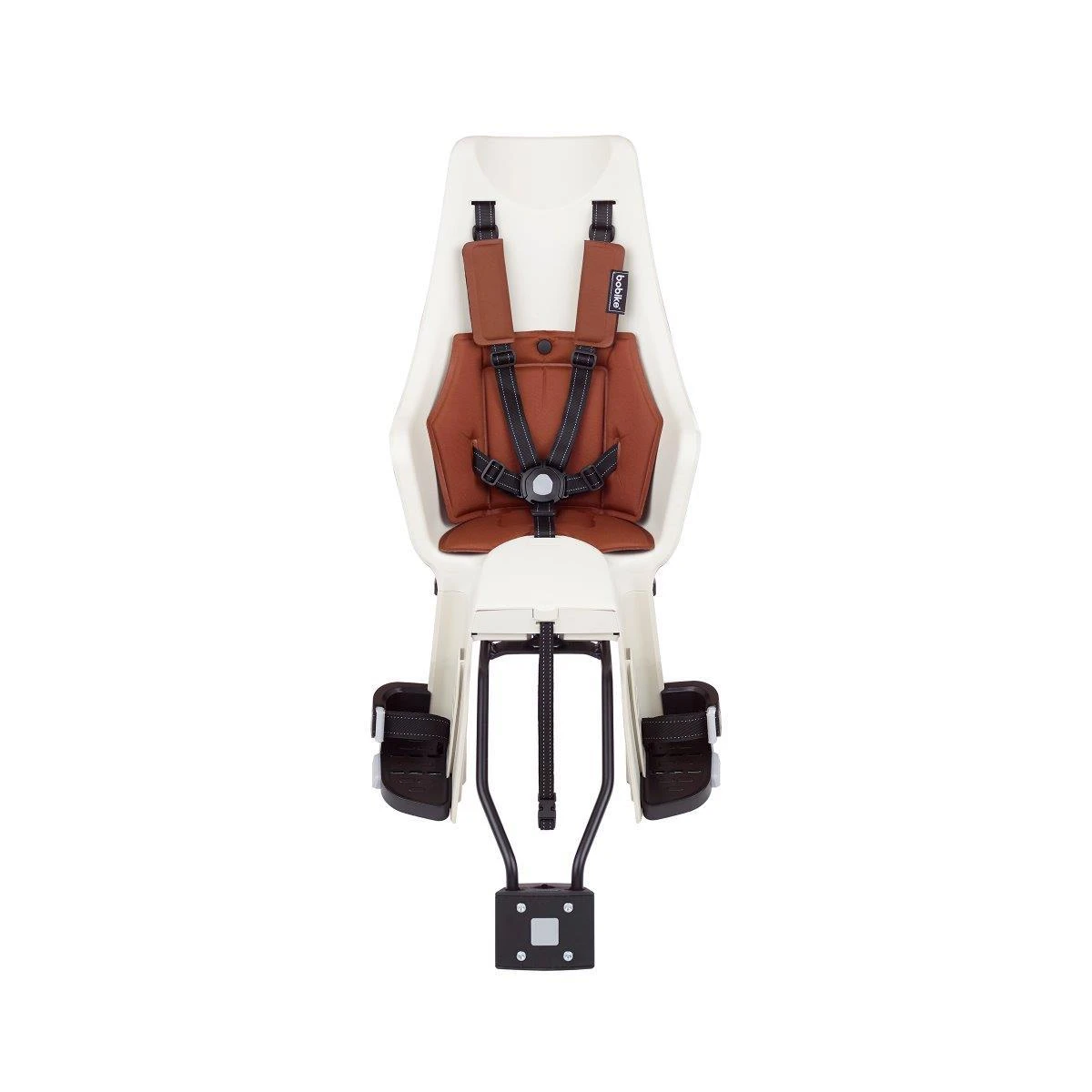 BOBIKE Fotelik rowerowy excl.Maxi PLUS LED 1P rama cinnamon br | Pan Piksel