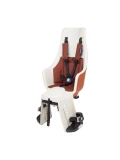 BOBIKE Fotelik rowerowy excl Maxi PLUS LED bagażnik cinnamon | Pan Piksel