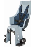 BOBIKE Fotelik rowerowy excl.Maxi PLUS LED bagażnik denim delu | Pan Piksel