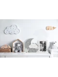DOOKY Ramka do zdjęć z lampką LED Moonlight grey | Pan Piksel