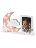 DOOKY Ramka do zdjęć z lampką LED Moonlight rose | Pan Piksel