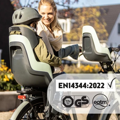 BOBIKE Fotelik rowerowy GO bagażnik MIK HD Candy Pink | Pan Piksel