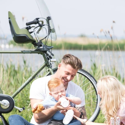 BOBIKE Osłona przeciwwiatrowa ONE + olive green | Pan Piksel