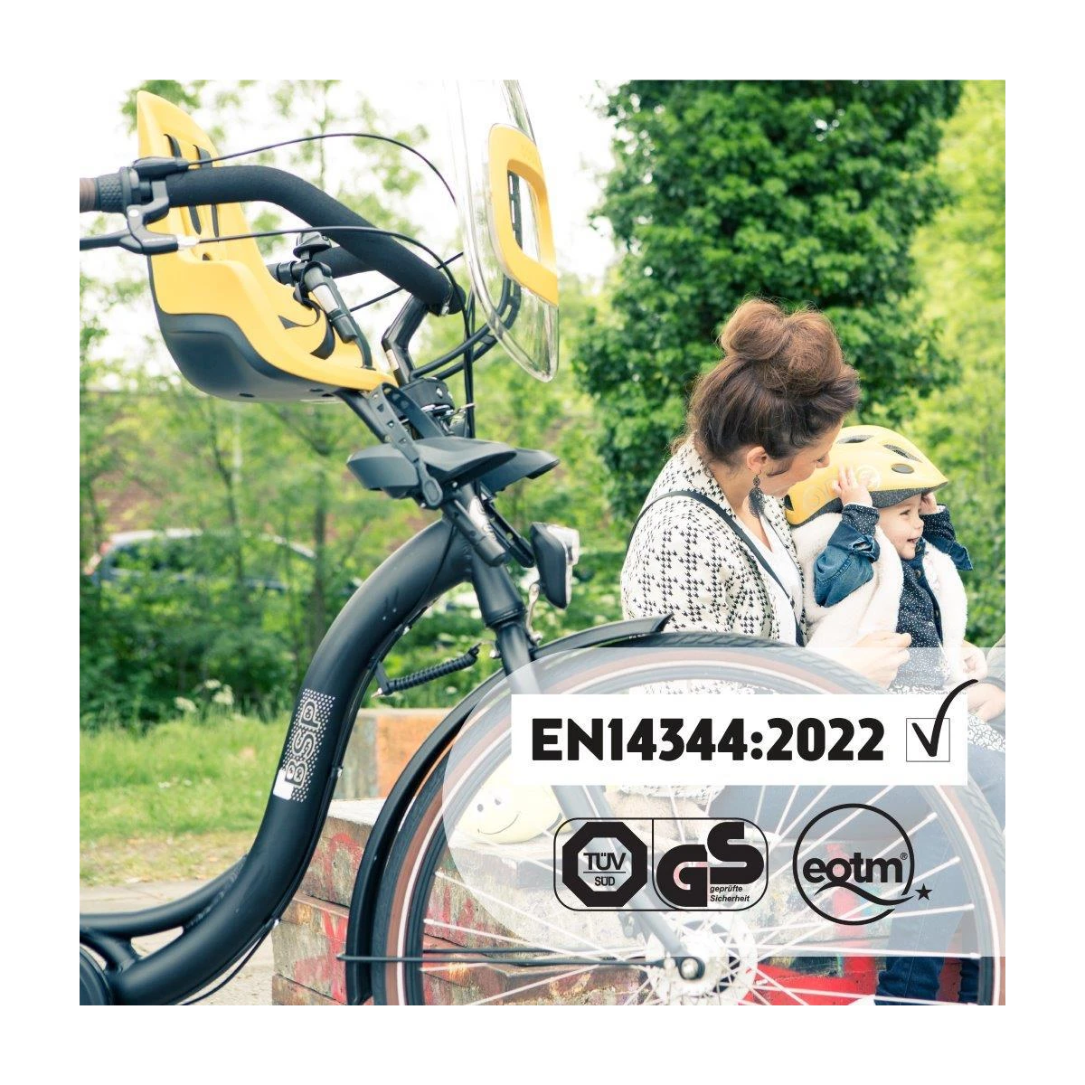 BOBIKE Osłona przeciwwiatrowa ONE + mighty mustard | Pan Piksel