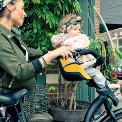 BOBIKE Osłona przeciwwiatrowa ONE + mighty mustard | Pan Piksel