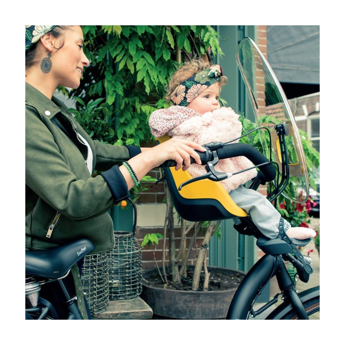 BOBIKE Osłona przeciwwiatrowa ONE + mighty mustard | Pan Piksel
