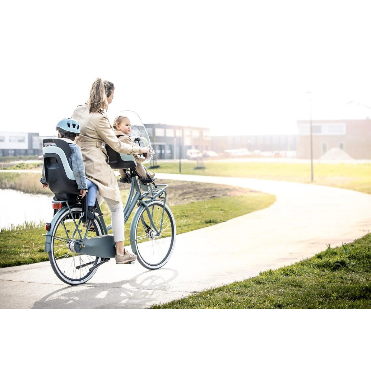 Fotelik rowerowy GO na bagażnik Bobike | Pan Piksel