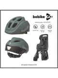 BOBIKE Fotelik rowerowy GO 1P do ramy Marsmallow Mint | Pan Piksel