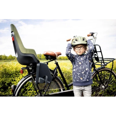 BOBIKE Fotelik rowerowy ONE maxi 1P-E BD Coffee brown | Pan Piksel