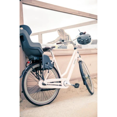 BOBIKE Fotelik rowerowy GO 1P do ramy Macaron Grey | Pan Piksel
