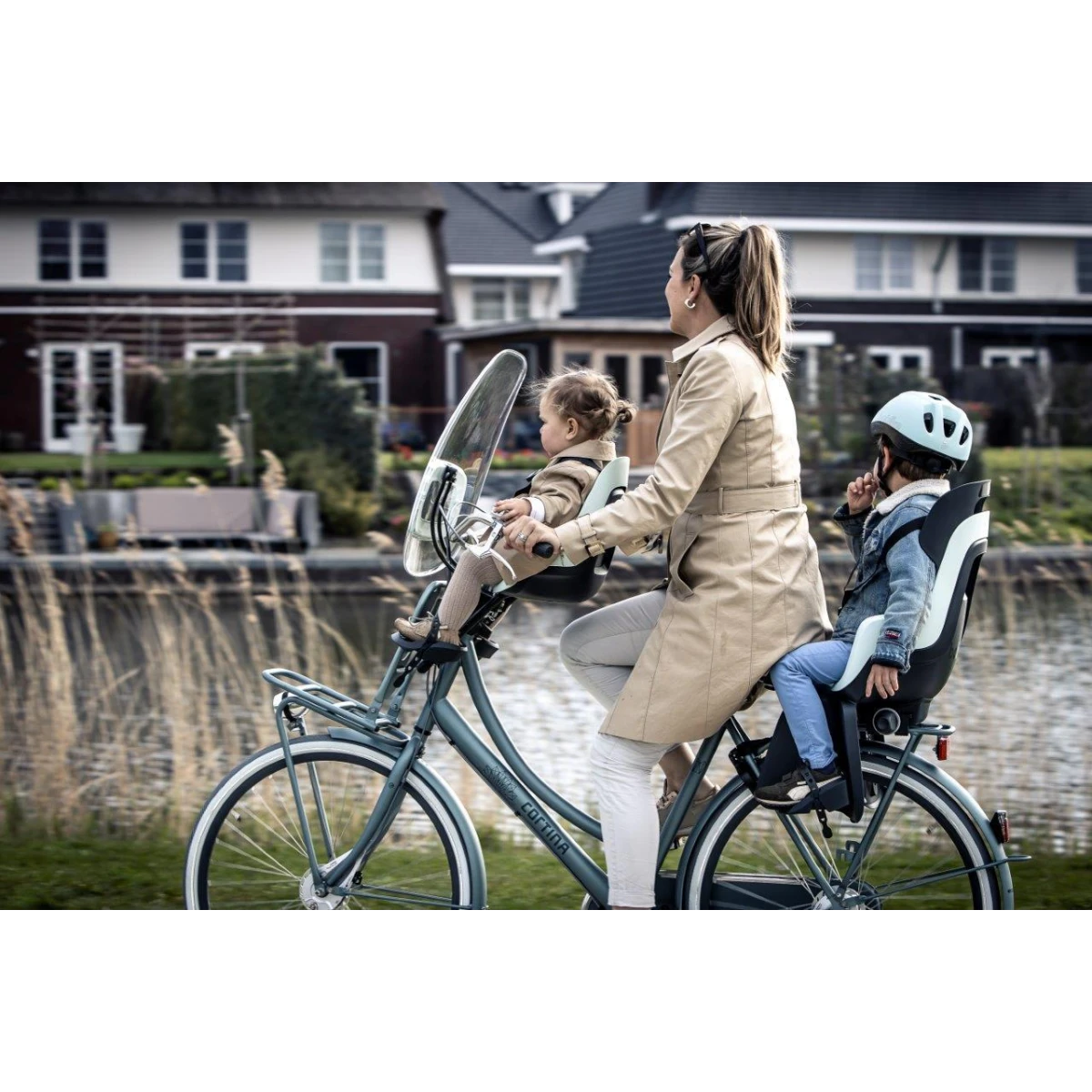 Przedni fotelik MINI GO szary Bobike | Pan Piksel