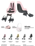Przedni fotelik MINI GO szary Bobike | Pan Piksel