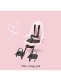 BOBIKE Fotelik rowerowy GO MINI cotton candy pink | Pan Piksel