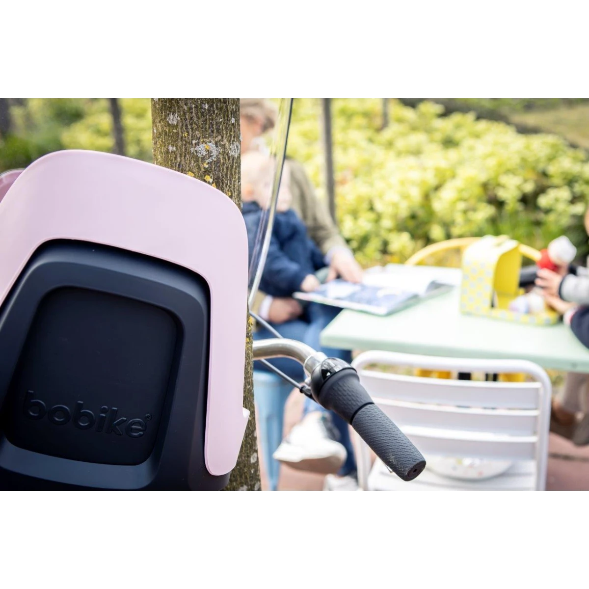 BOBIKE Fotelik rowerowy GO MINI cotton candy pink | Pan Piksel