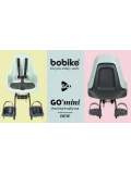 BOBIKE Fotelik rowerowy GO MINI cotton candy pink | Pan Piksel