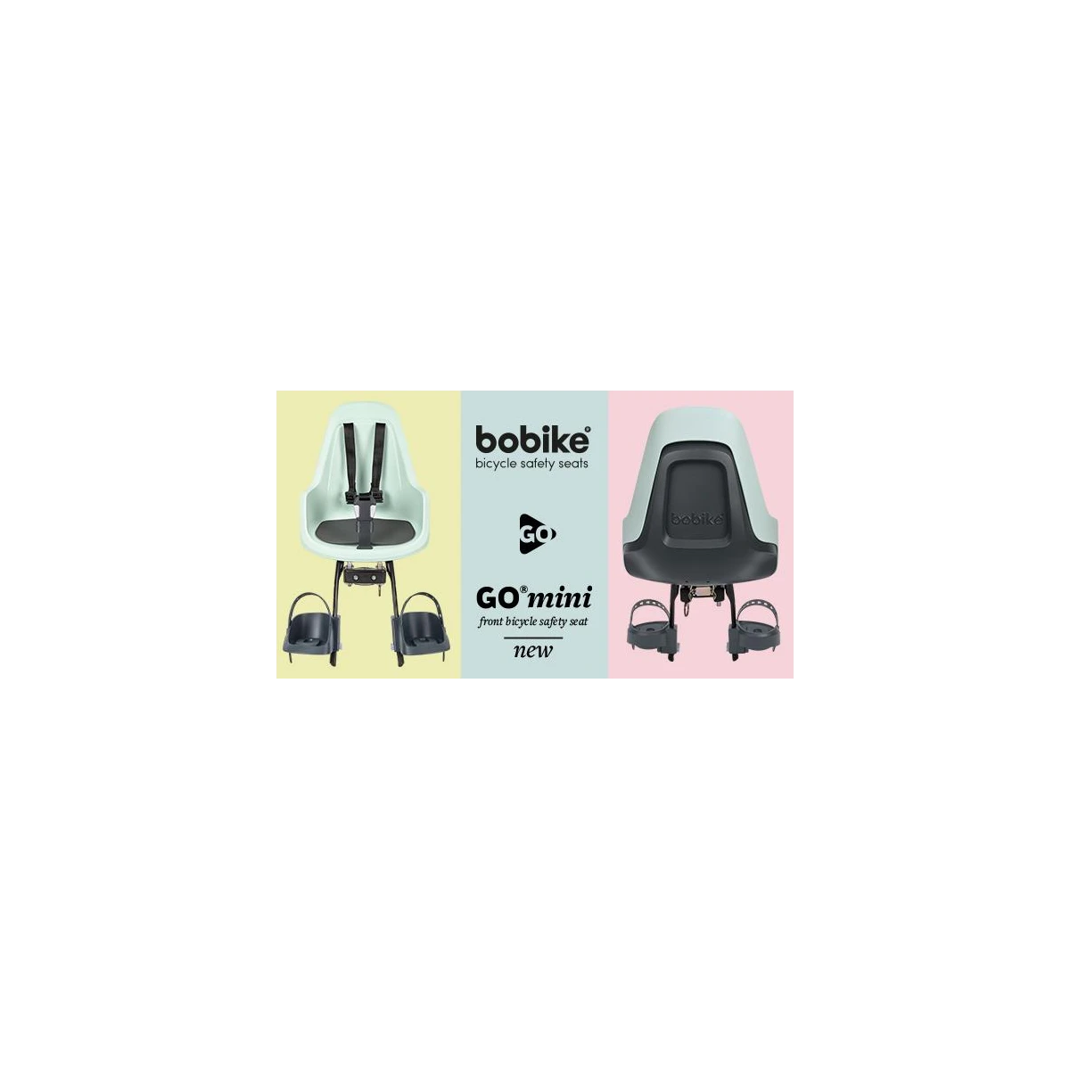 BOBIKE Fotelik rowerowy GO MINI cotton candy pink | Pan Piksel