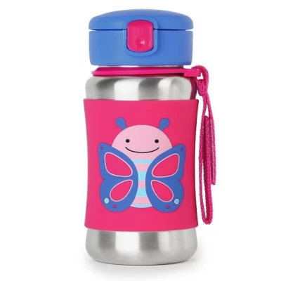 Skip Hop Bidon dla Dziecka Termiczny Motyl 350ml ZOO | Pan Piksel