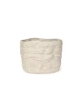 LORENA CANALS Kosz Mały Bawełniany Stonewashed Tall Natural | Pan Piksel
