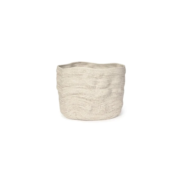 LORENA CANALS Kosz Mały Bawełniany Stonewashed Tall Natural | Pan Piksel