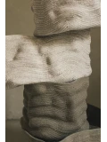 LORENA CANALS Kosz Mały Bawełniany Stonewashed Tall Natural | Pan Piksel