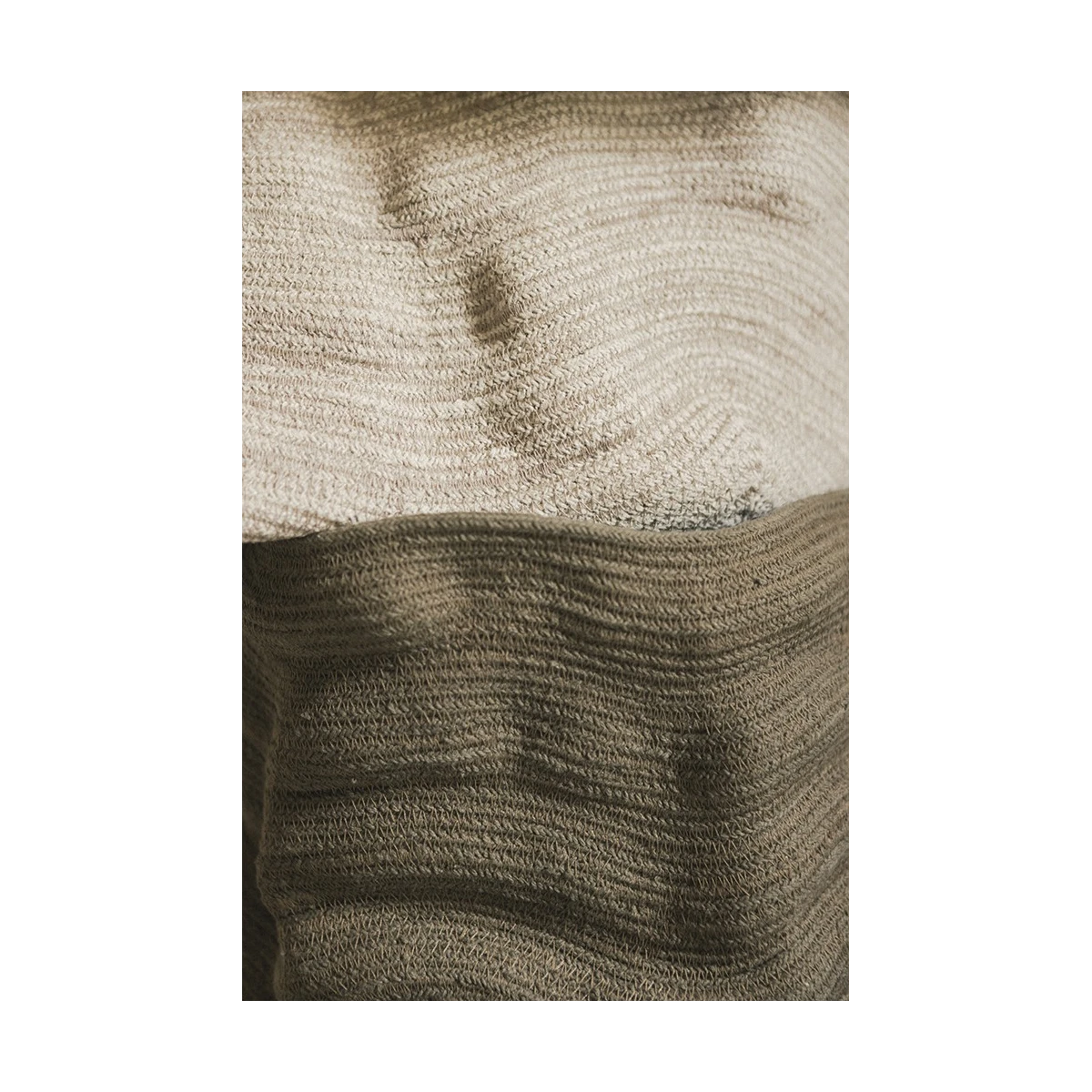 LORENA CANALS Kosz Mały Bawełniany Stonewashed Tall Natural | Pan Piksel