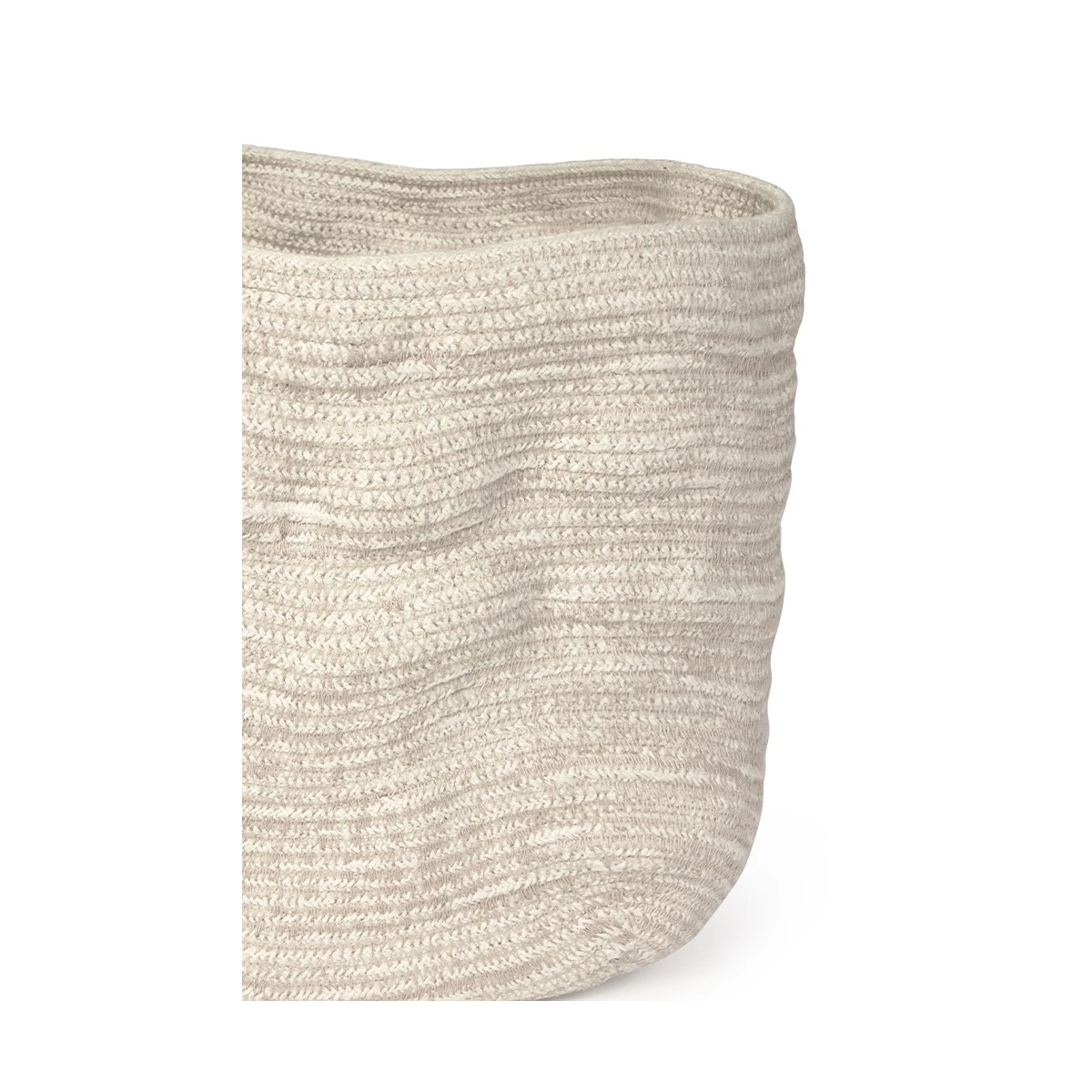 LORENA CANALS Kosz Mały Bawełniany Stonewashed Tall Natural | Pan Piksel