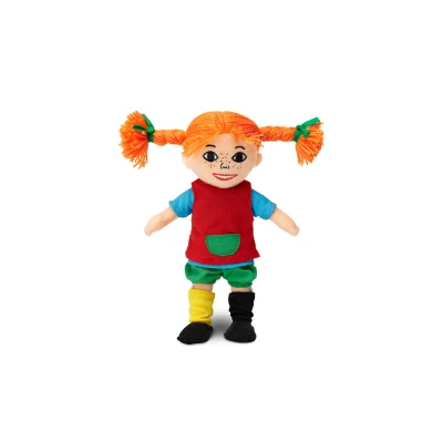 MICKI Miękka lalka Pippi Langstrumpf 20 cm przytulanka zabawka dla dzieci | Pan Piksel