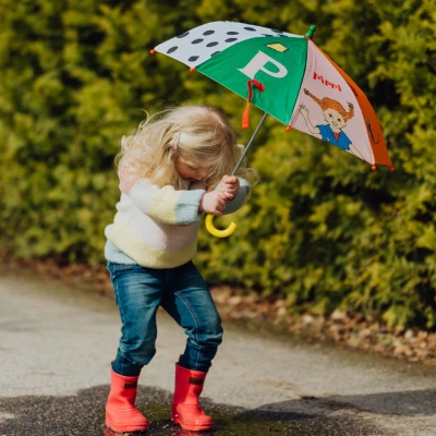 MICKI Parasolka dziecięca Pippi Langstrumpf akcesoria dla dzieci zabawa wyprawka | Pan Piksel