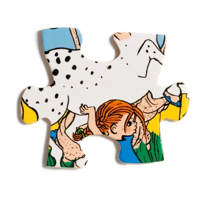 MICKI Drewniane puzzle Pippi Langstrumpf 20 szt. edukacyjna zabawka dla dzieci | Pan Piksel