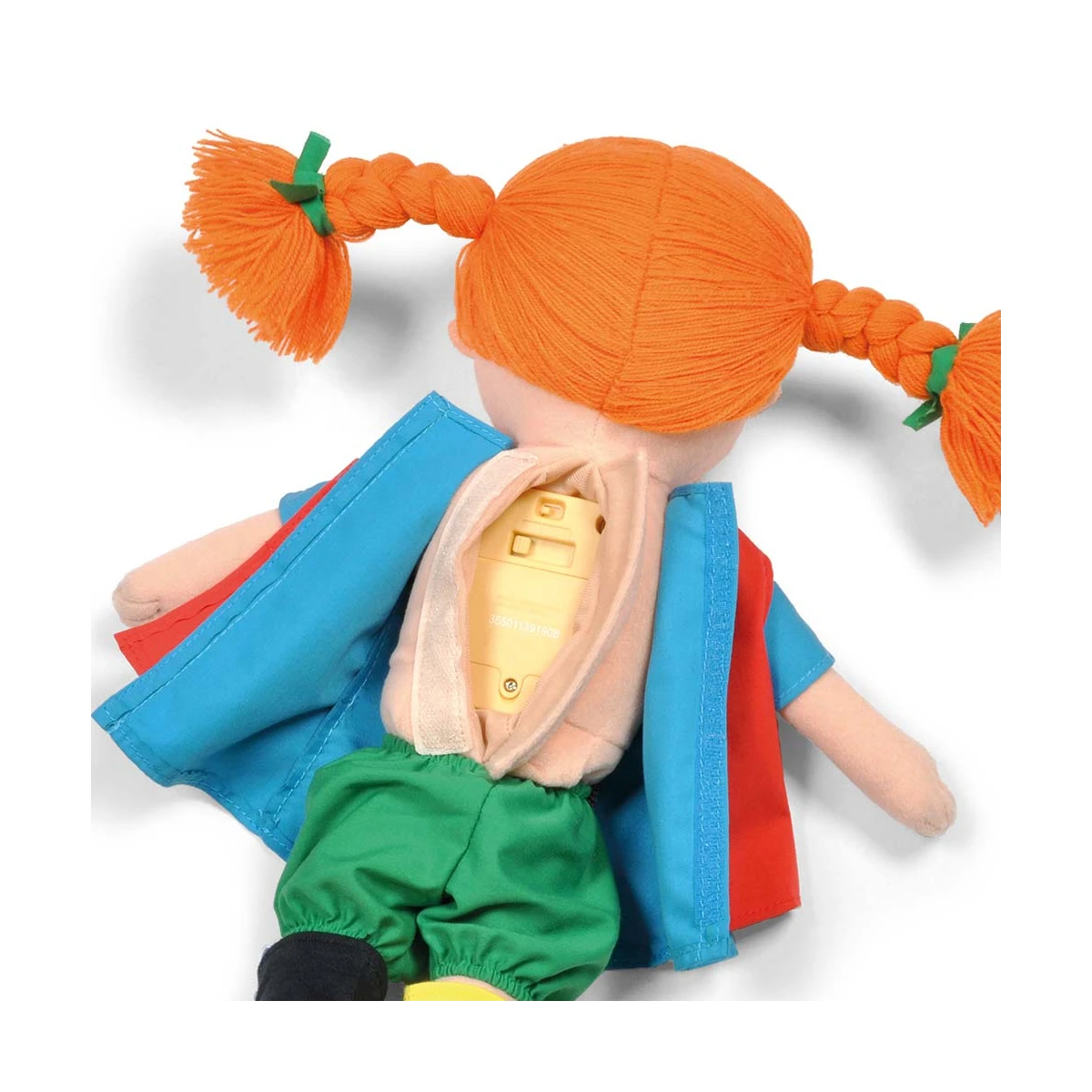 MICKI Miękka lalka mówiąca Pippi Langstrumpf 40 cm przytulanka zabawka dla dzieci | Pan Piksel