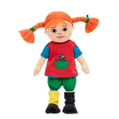 MICKI Miękka lalka mówiąca Pippi Langstrumpf 40 cm przytulanka zabawka dla dzieci | Pan Piksel