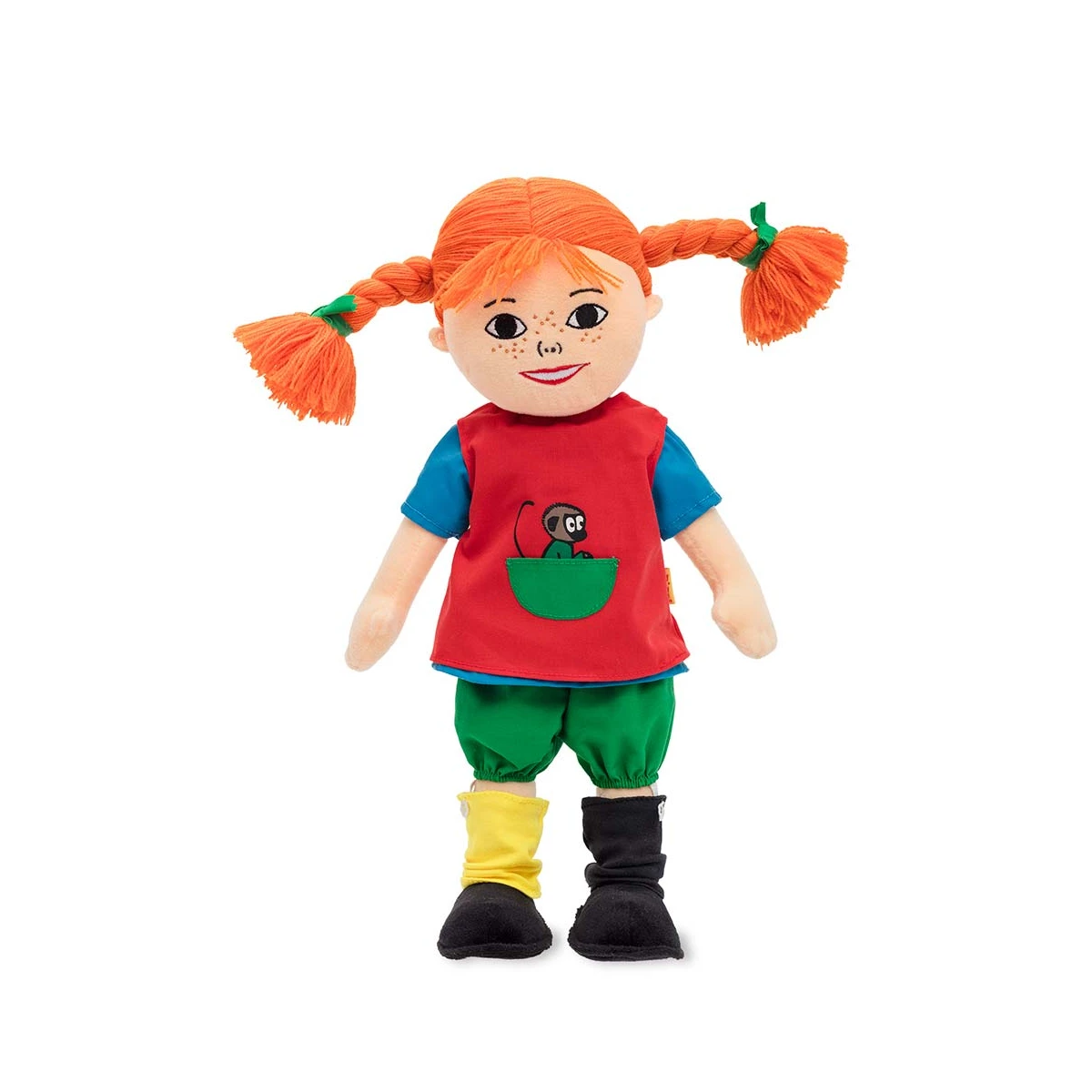 MICKI Miękka lalka mówiąca Pippi Langstrumpf 40 cm przytulanka zabawka dla dzieci | Pan Piksel