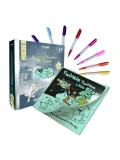 HeyDoodle Książeczka Silikonowa Świecąca w Ciemności - Twinkle Twinkle Little Star | Pan Piksel