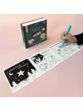 HeyDoodle Książeczka Silikonowa Świecąca w Ciemności - Twinkle Twinkle Little Star | Pan Piksel
