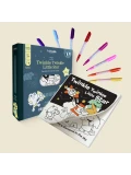 HeyDoodle Książeczka Silikonowa Świecąca w Ciemności - Twinkle Twinkle Little Star | Pan Piksel