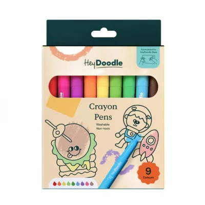 HeyDoodle Kredki do Silikonowej Maty HeyDoodle | Pan Piksel