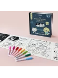 HeyDoodle Książeczka Silikonowa Świecąca w Ciemności - Twinkle Twinkle Little Star | Pan Piksel
