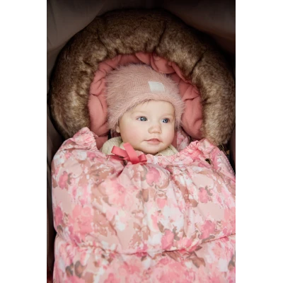 Elodie Details Czapka zimowa Furry Knit Powder Pink 2-3 lata | Pan Piksel