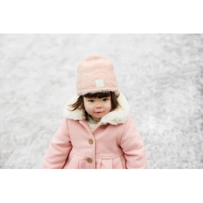 Elodie Details Czapka zimowa Furry Knit Powder Pink 2-3 lata | Pan Piksel