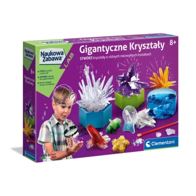 Clementoni Naukowa Zabawa Lab 50106 Gigantyczne Kryształy | Pan Piksel