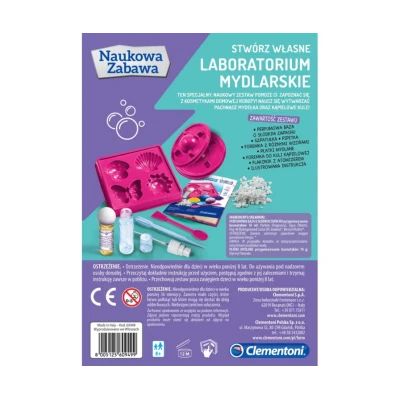 Clementoni 60949 Naukowa Zabawa Lab Laboratorium Mydlarskie | Pan Piksel