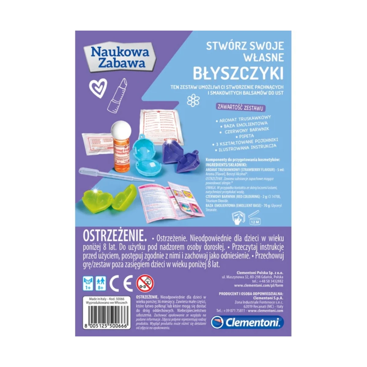 Clementoni 50066 Naukowa Zabawa Lab Błyszczyki | Pan Piksel